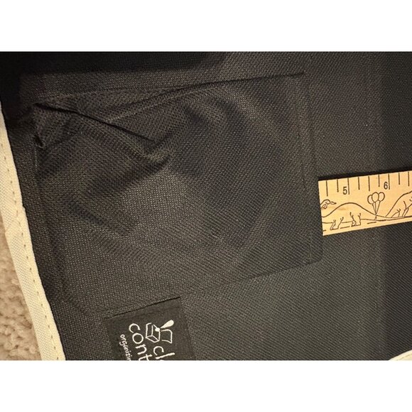 Clever Container NEW‎ Black Hanging Organizer With Pockets & Grommets For Wall - Picture 5 of 8